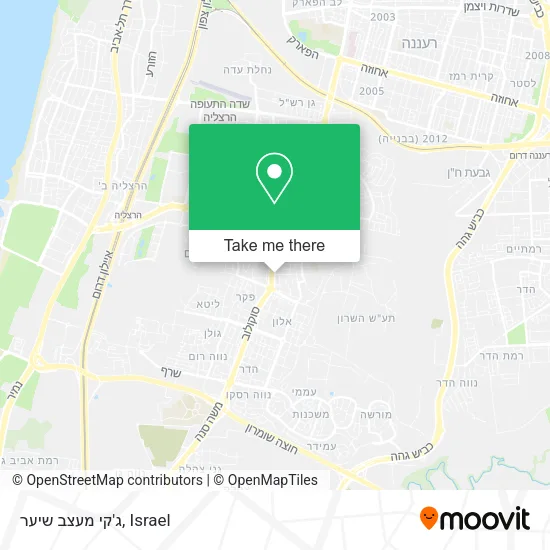 ג'קי מעצב שיער map
