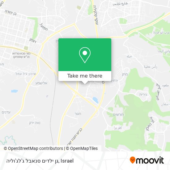 גן ילדים סנאבל ג'לג'וליה map