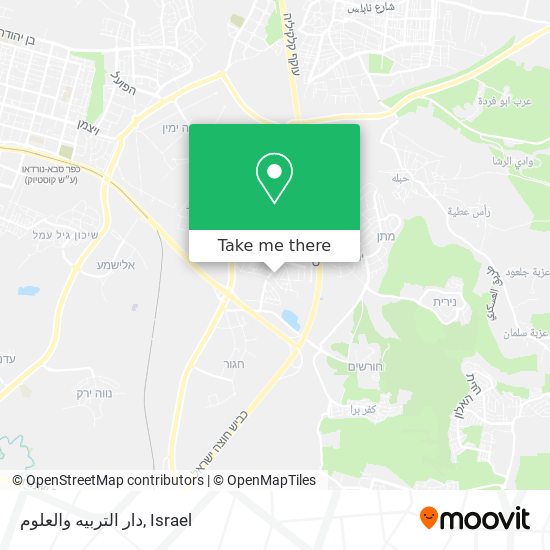 دار التربيه والعلوم map