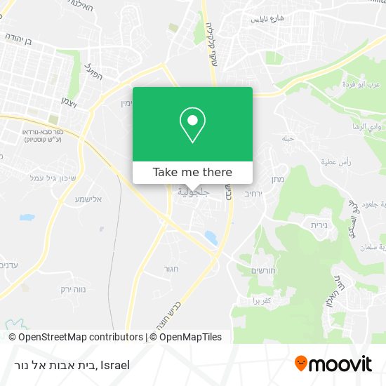 בית אבות אל נור map