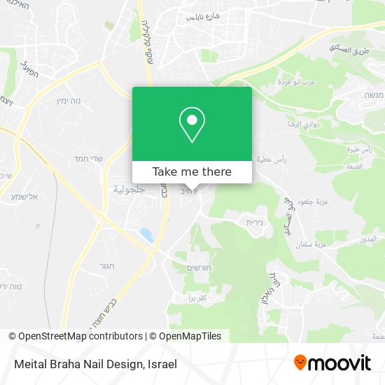 Meital Braha Nail Design map