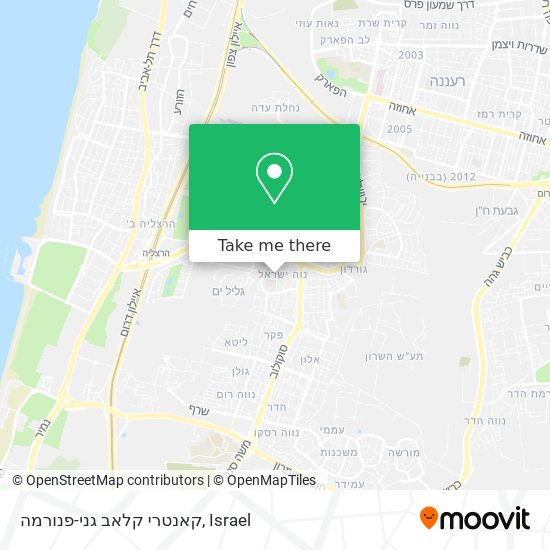 קאנטרי קלאב גני-פנורמה map