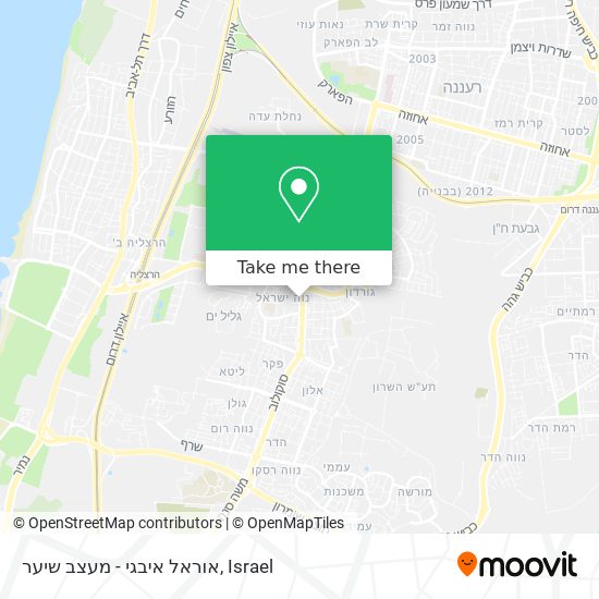 אוראל איבגי - מעצב שיער map