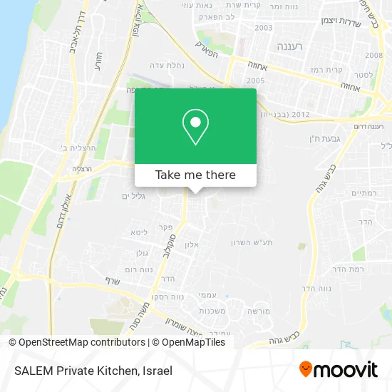 SALEM Private Kitchen map