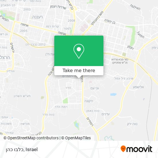 כלבו כהן map