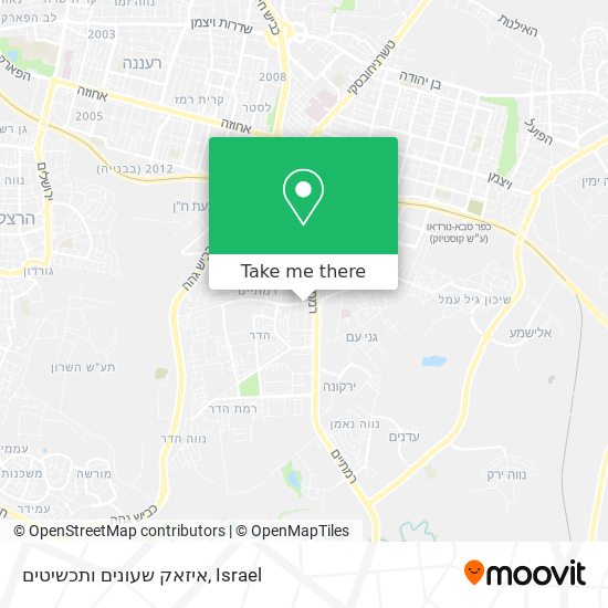 איזאק שעונים ותכשיטים map