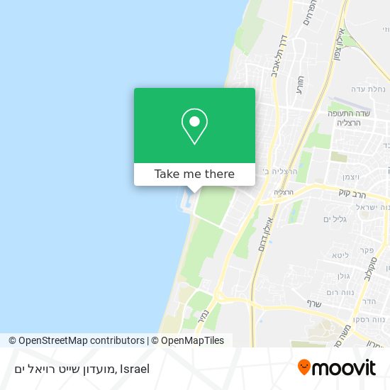 מועדון שייט רויאל ים map