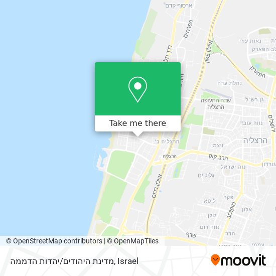 Карта מדינת היהודים/יהדות הדממה