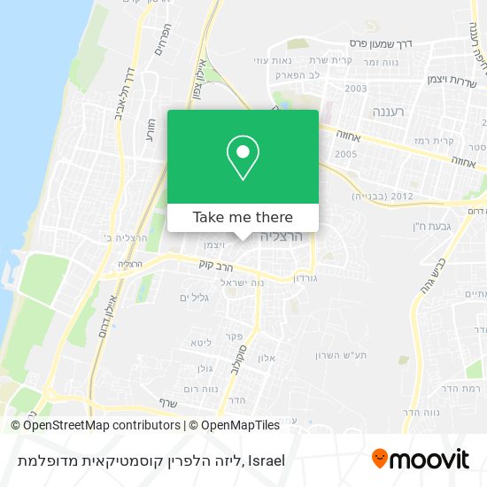 ליזה הלפרין קוסמטיקאית מדופלמת map