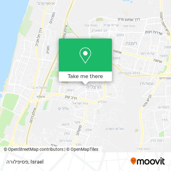 פסיפלורה map