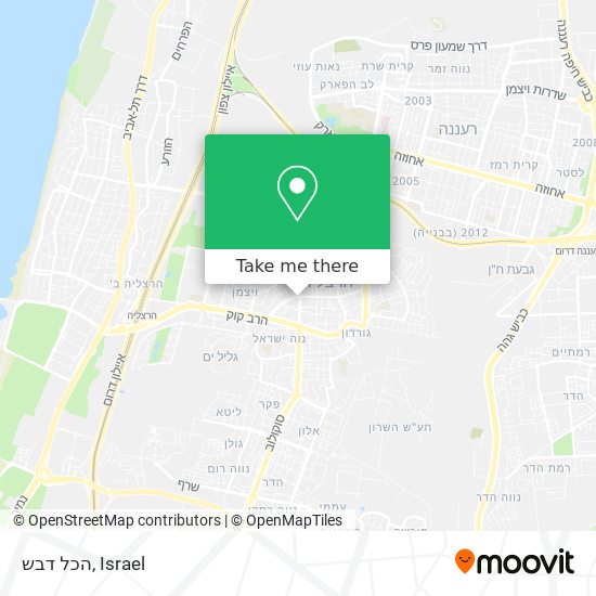 הכל דבש map