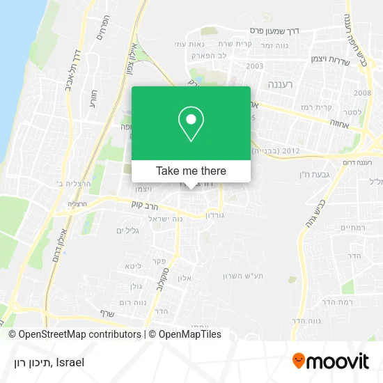 Карта תיכון רון