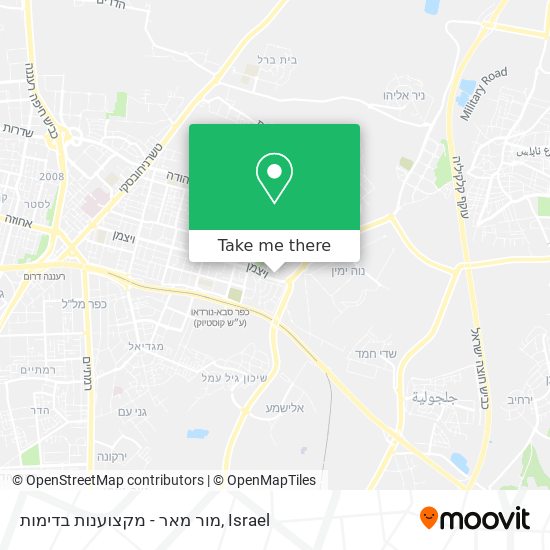 מור מאר - מקצוענות בדימות map