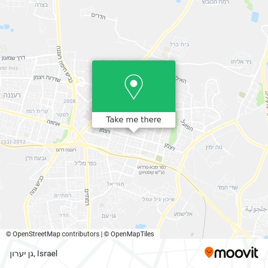 גן יערון map