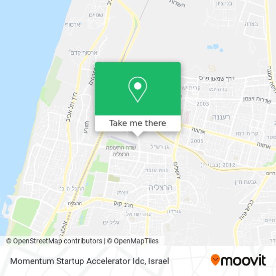 Momentum Startup Accelerator Idc map