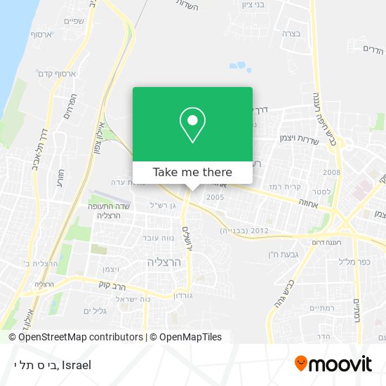 בי ס תל י map