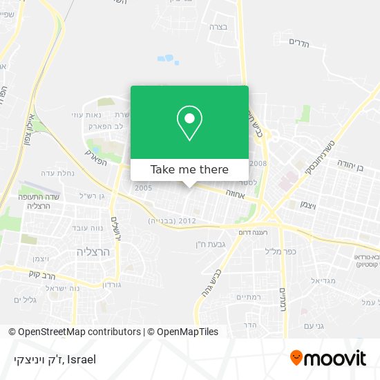 ז'ק ויניצקי map