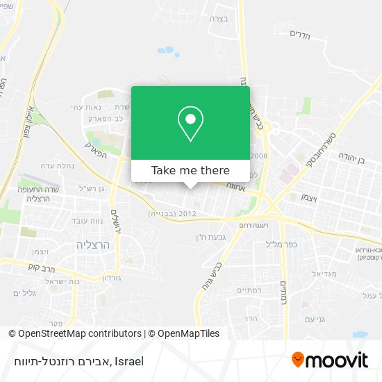 אבירם רוזנטל-תיווח map