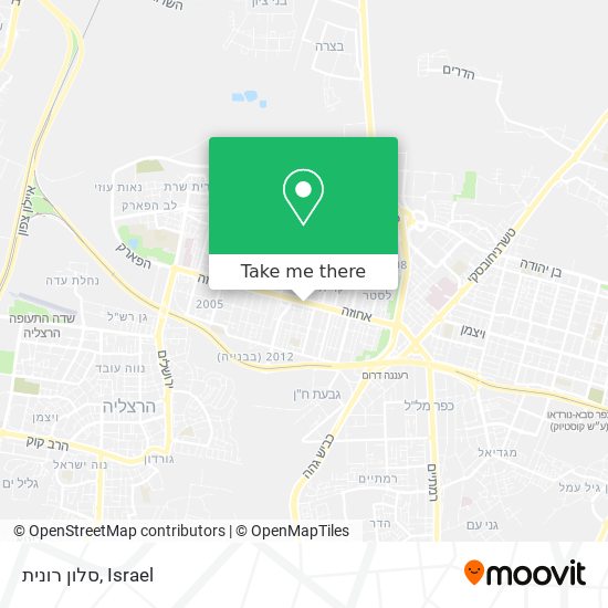 סלון רונית map