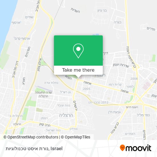 נורת איסט טכנולוגיות map