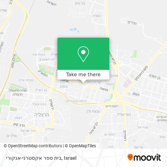 בית ספר אקסטרני-אנקורי map