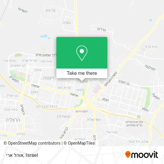 Карта אוהל ארי