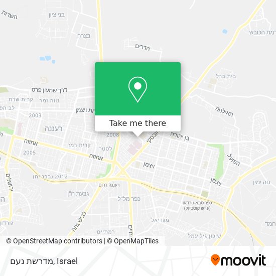 מדרשת נעם map