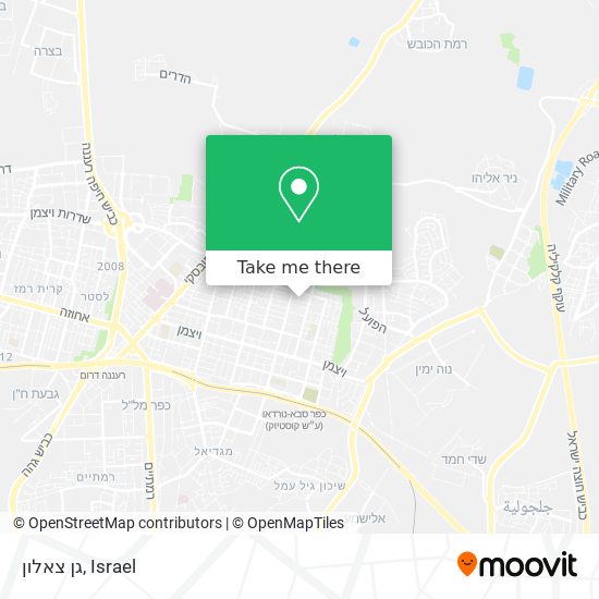 גן צאלון map