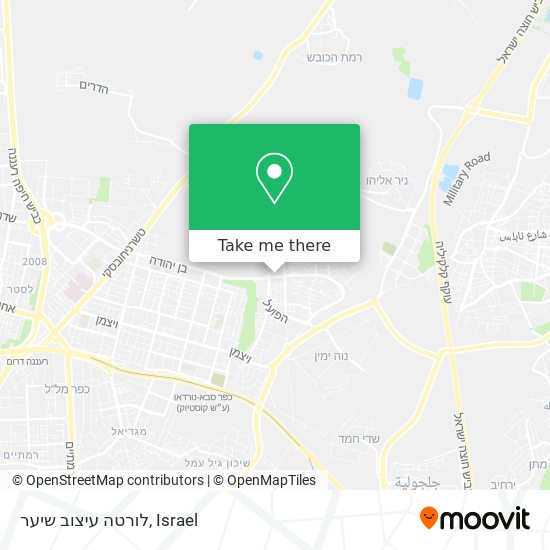 לורטה עיצוב שיער map