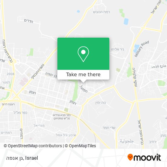 גן אנפה map