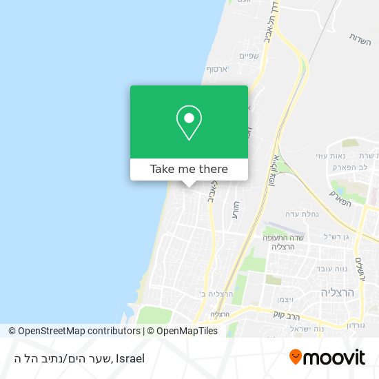 Карта שער הים/נתיב הל ה