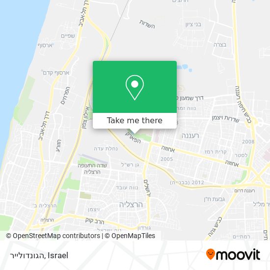 הגונדולייר map