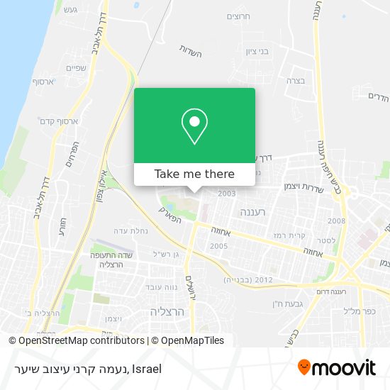 נעמה קרני עיצוב שיער map