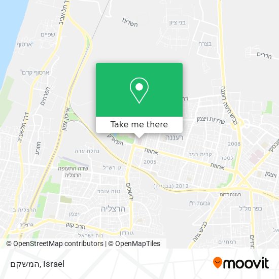 המשקם map