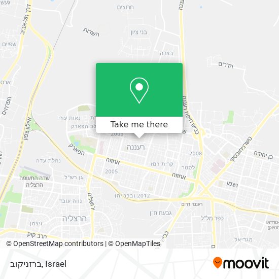 ברזניקוב map