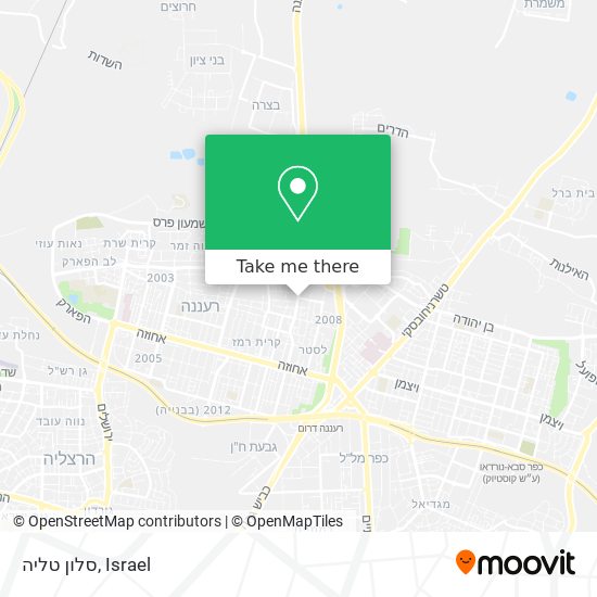 סלון טליה map