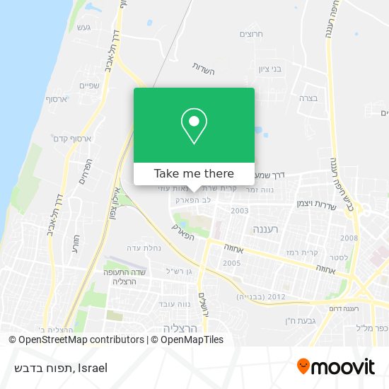 תפוח בדבש map