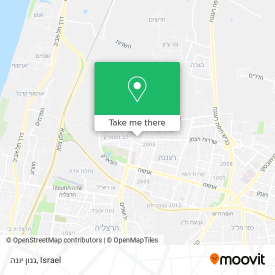 גנון יונה map