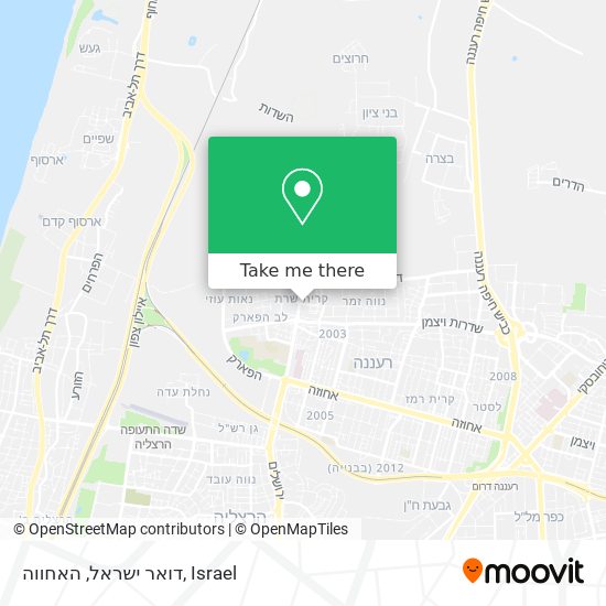 דואר ישראל, האחווה map