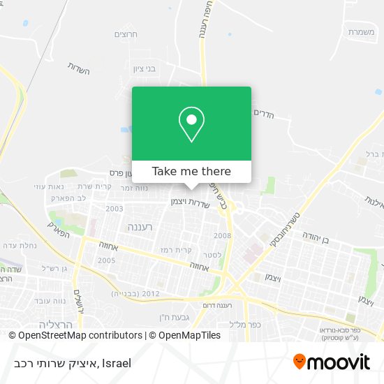 איציק שרותי רכב map