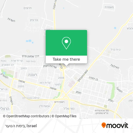 Карта בימת הנוער