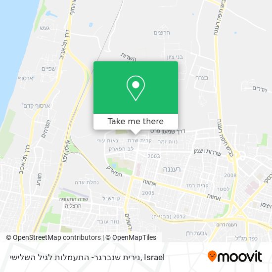 נירית שנברגר- התעמלות לגיל השלישי map