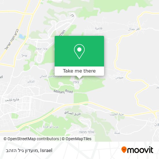 מועדון גיל הזהב map