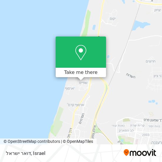 דואר ישראל map