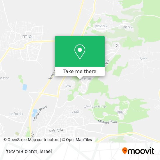 מתנ ס צור יגאל map