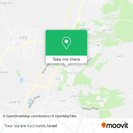 תחנת כיבוי אש צור יגאל map