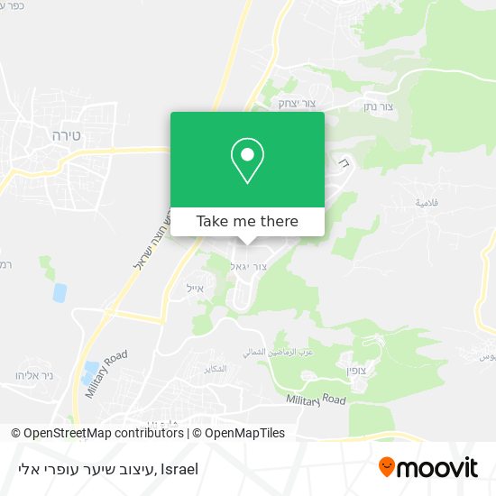 עיצוב שיער עופרי אלי map