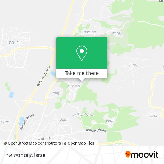 קוסמטיקאר map