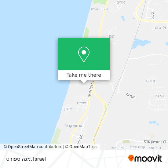 מגה ספורט map