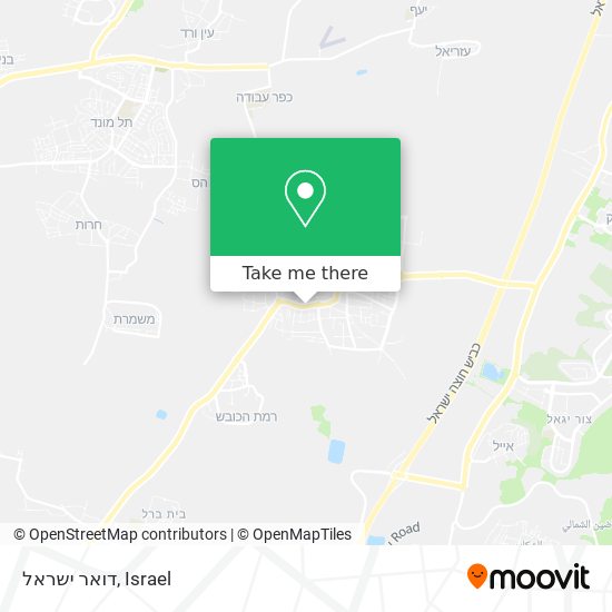 דואר ישראל map